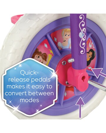 Disney Princess 2 In 1 Training Bike