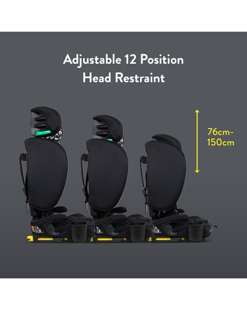 Cosatto On The Go i-Size Foldable Travel Car & Booster Seat - Silhouette
