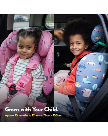 Cosatto On The Go i-Size Foldable Travel Car & Booster Seat - Silhouette