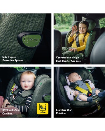 Cosatto All in Extra i-Size 360 Car Seat - Masquerade