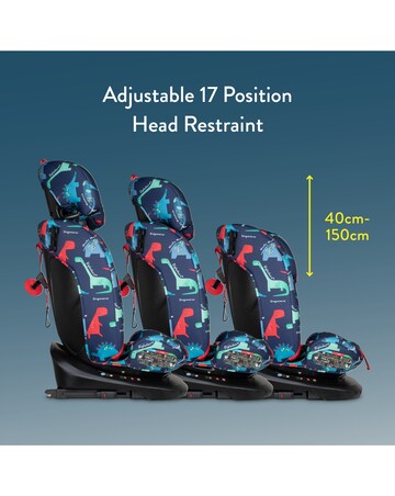 Cosatto Get Set Grow i-Size 360 Car Seat - D is For Dino