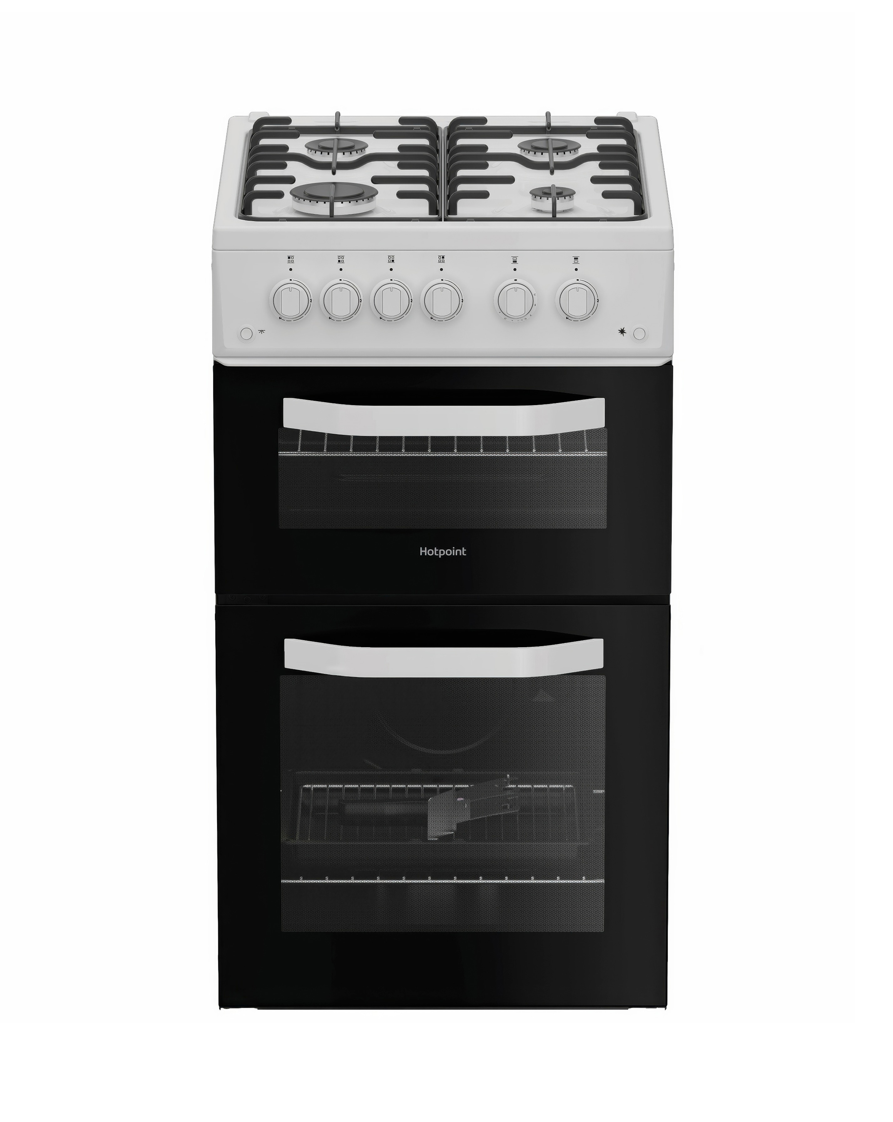 Hotpoint HTG5GCW Gas Twin Cooker White