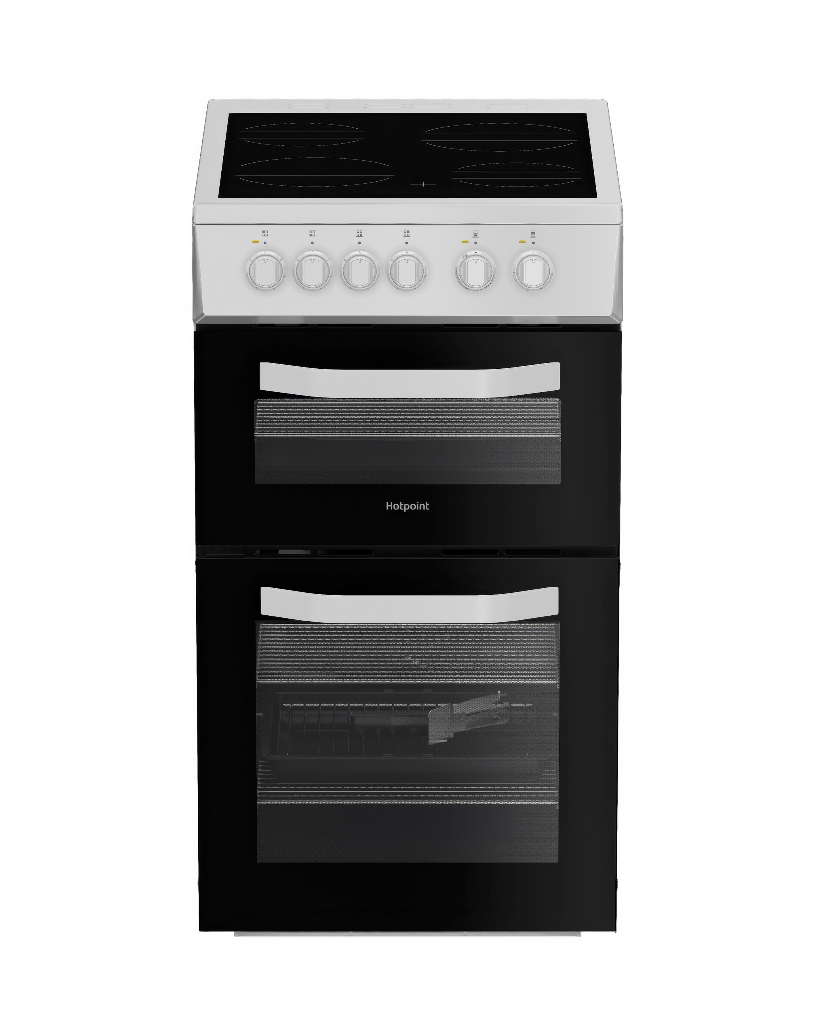 Hotpoint HTE5VCW Ceramic Hob Cooker