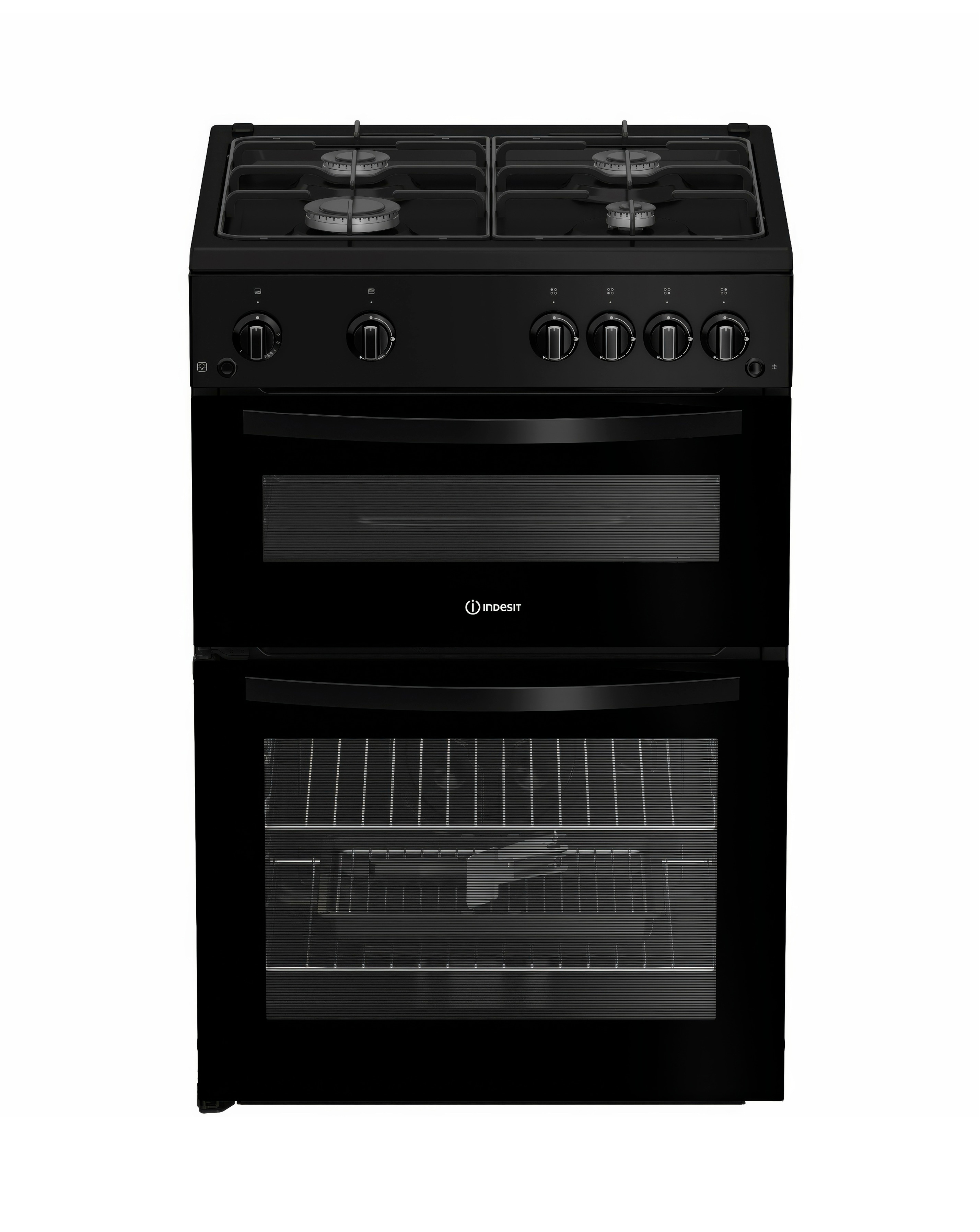 Indesit ITG6GB Gas Cooker Black