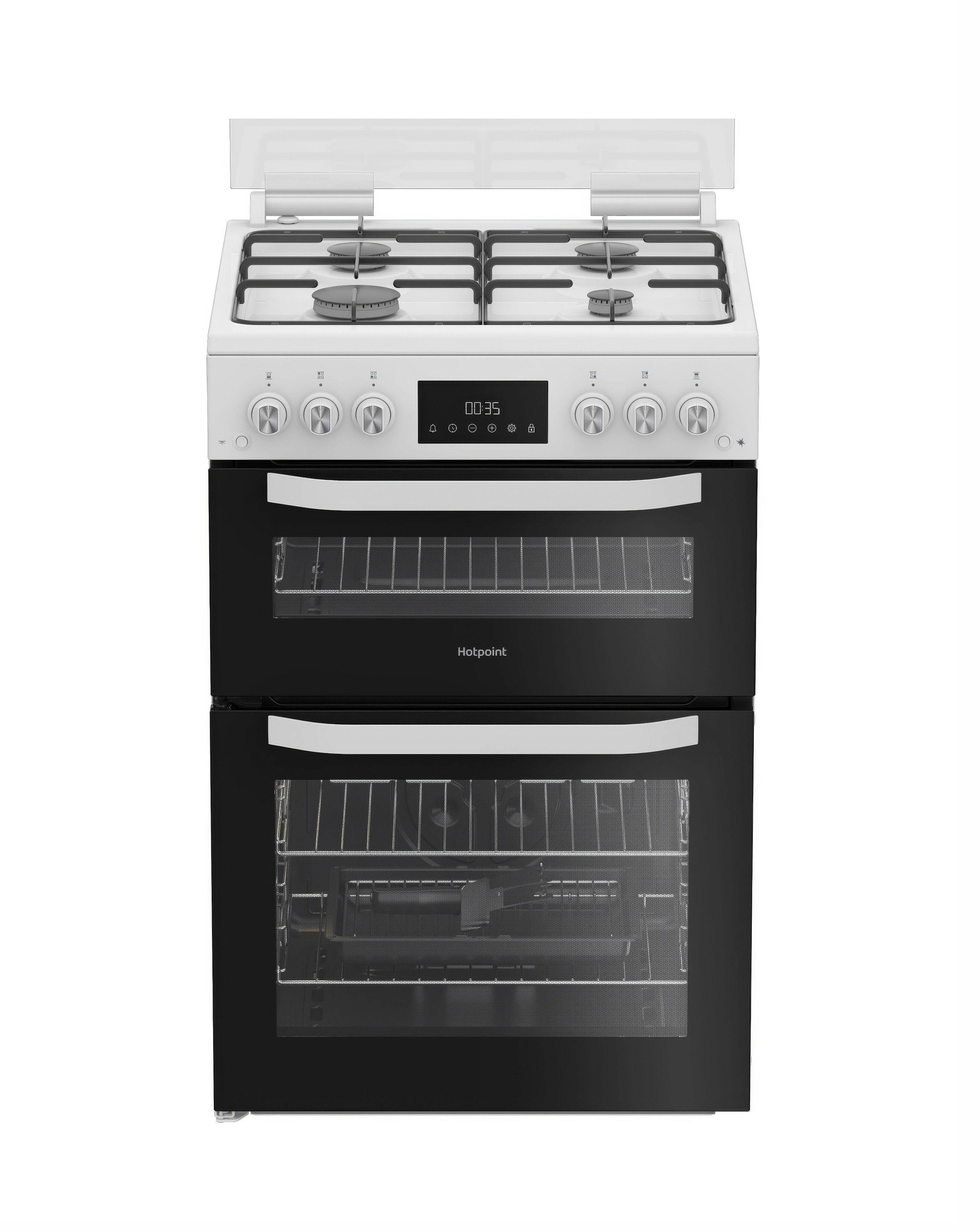 Hotpoint HTG6GDCW Gas Cooker White