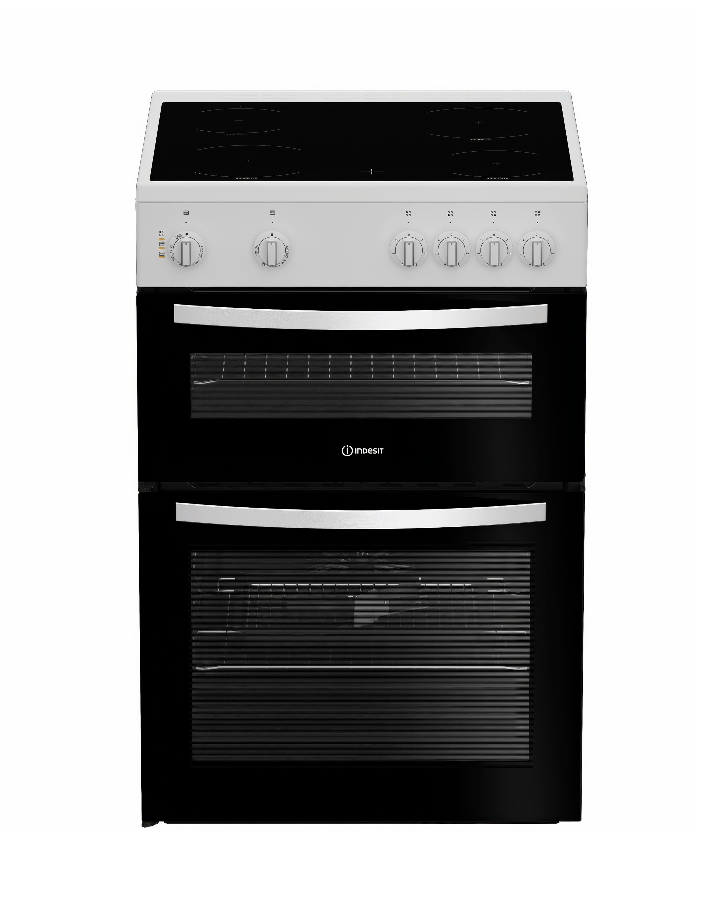 Indesit IDE6VMW Ceramic Hob Cooker
