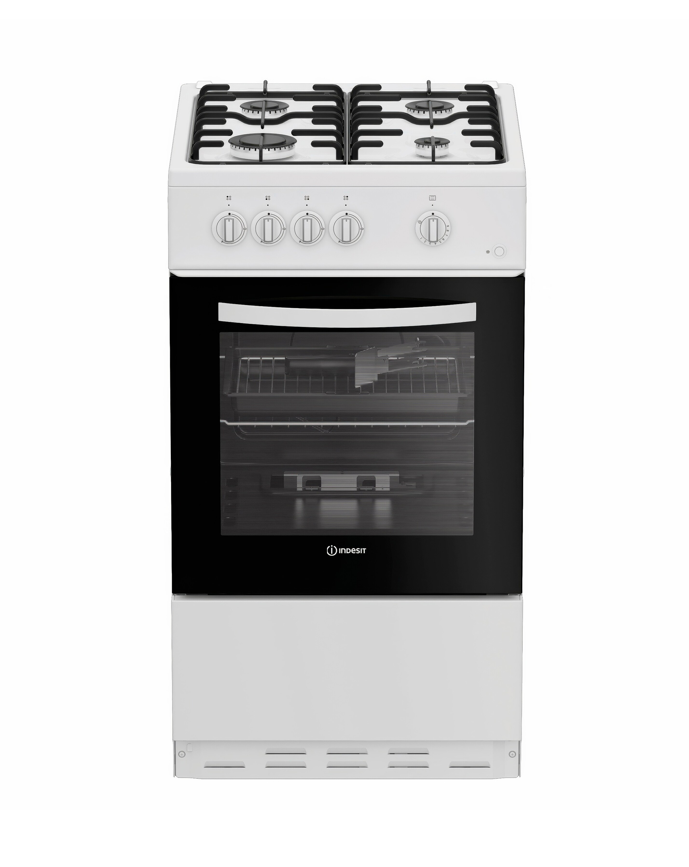 Indesit I5G1KMW Gas Single Cooker White