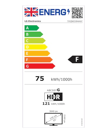 LG 55QNED84A6C 55in QNED evo AI 4K Smart TV