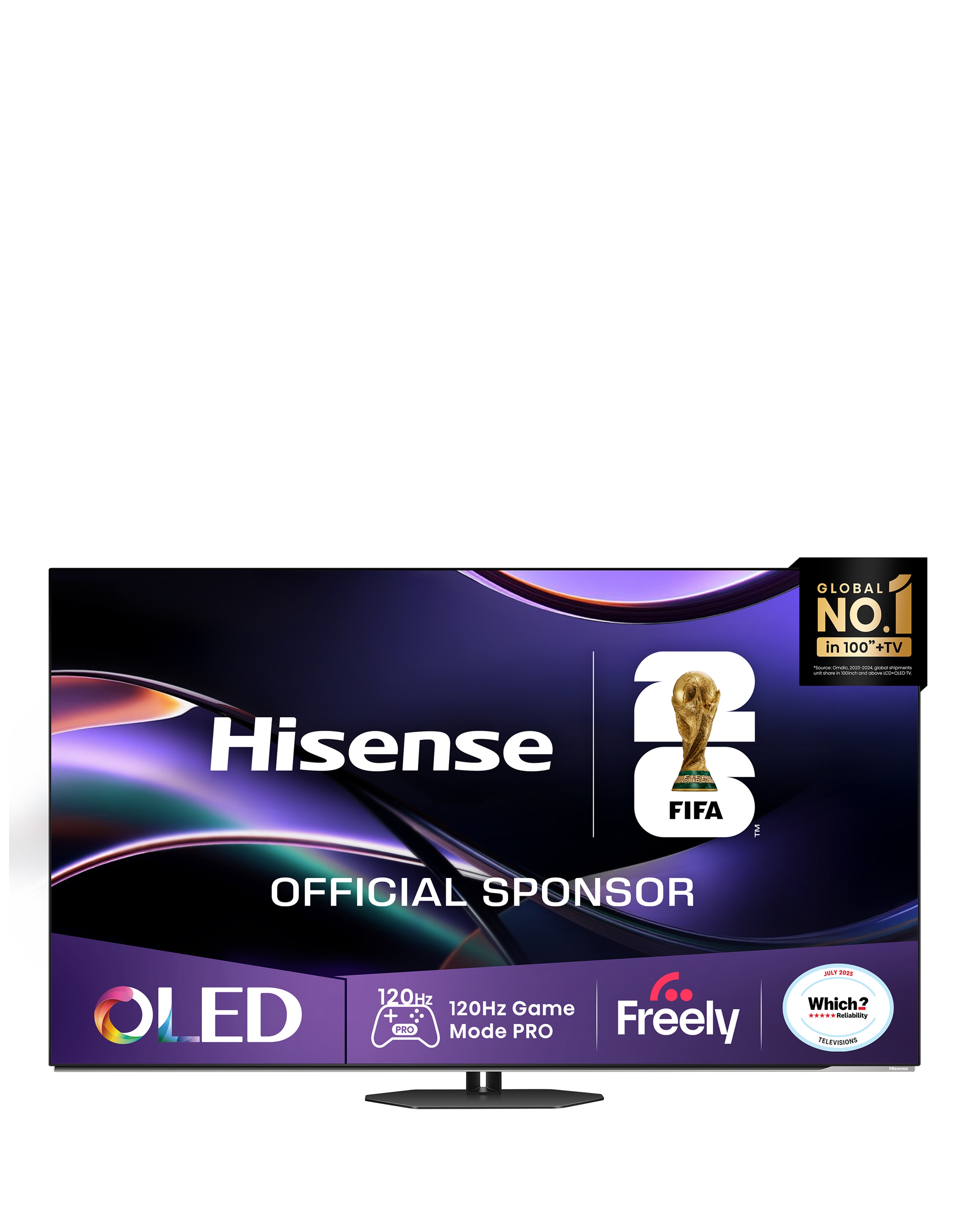 Hisense 55A85QTUK 55in OLED 4K UHD TV