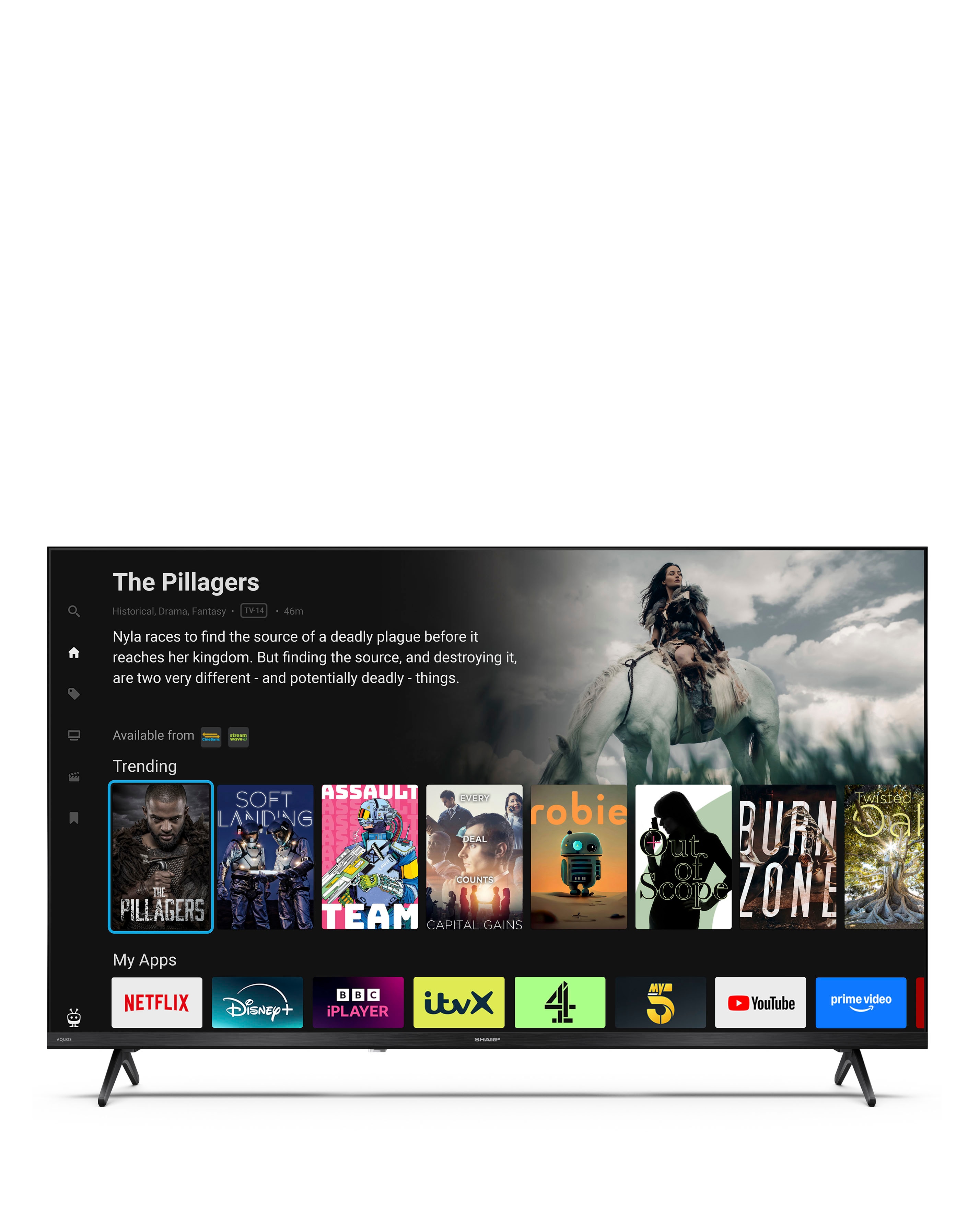 Sharp 2T-C40HE3245KB 40 QLED HD Tivo TV