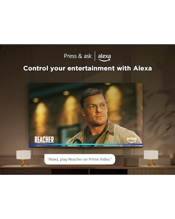 TCL 55T6CUK 55in 4K QLED Fire TV with Freely