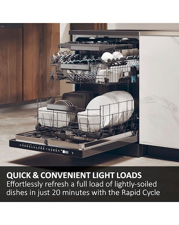 Haier I-Pro Shine 3 XF5C4M1X-80 15 Place Full Size WiFi Dishwash Stainless Steel
