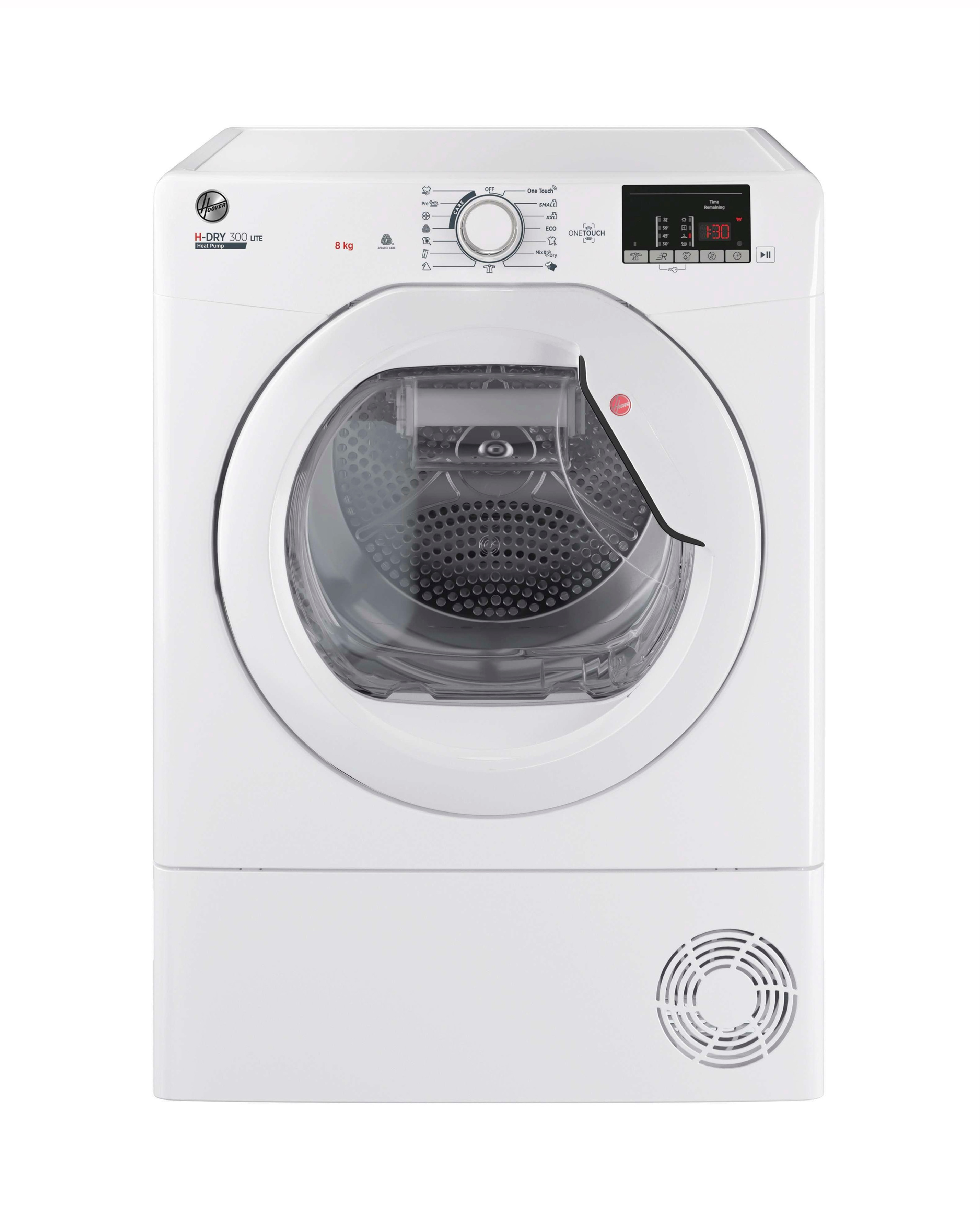 New In - Hoover HLEH8A2DE HP Dryer White Install