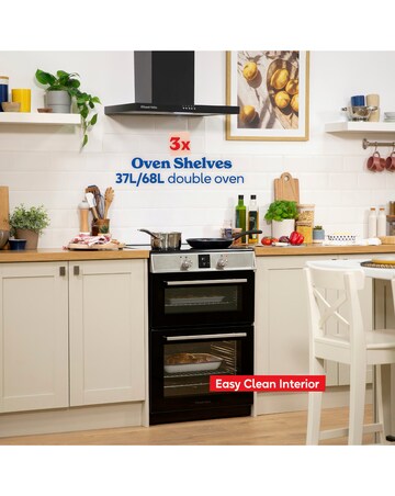 Russell Hobbs RH60EDOIH6011SS Double Electric Cook Induction Hob Silver Install