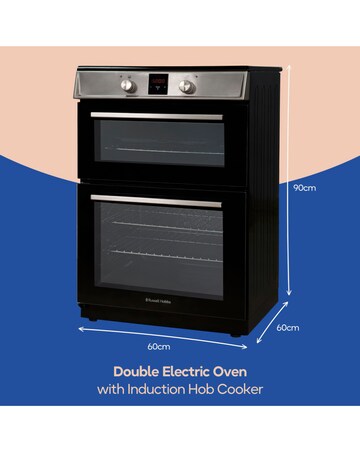 Russell Hobbs RH60EDOIH6011SS Double Electric Cook Induction Hob Silver Install