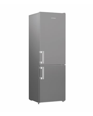 Indesit IKNS 1261 S4UK 60/40 Fridge Freezer Silver + Install