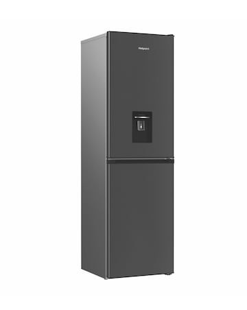 Hotpoint HPKH 1261W XBR4UK 50/50 Fridge Freezer Water Dispenser Silver + Install