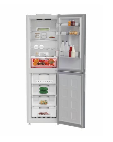 Hotpoint HPK 26362 XP5UK Dual No Frost 60/40 Fridge Freezer Silver + Install