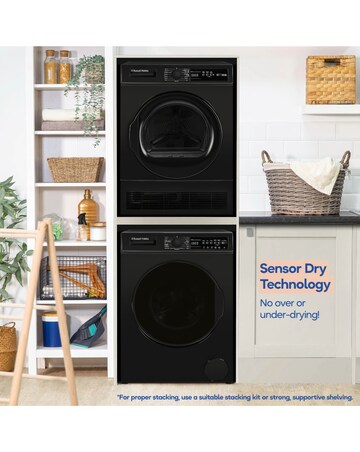 Russell Hobbs RH8CTD111B 8kg Condenser Tumble Dryer Black + Install