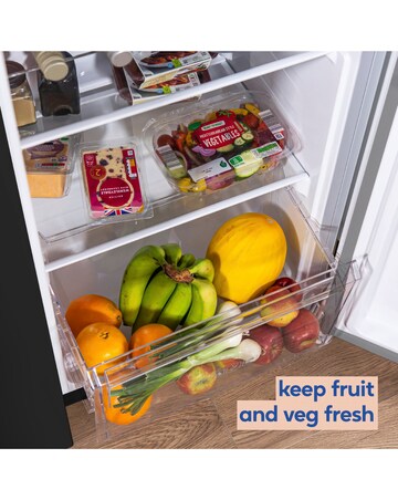 Russell Hobbs RH90AFF201B Slim American Fridge Freezer Black + Install