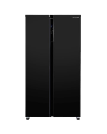 Russell Hobbs RH90AFF201B Slim American Fridge Freezer Black + Install