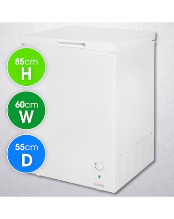 Abode A142CF0E1W Chest Freezer 142L White + Install
