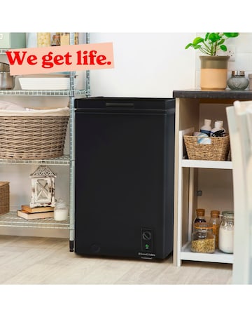 Russell Hobbs RH99CF0E1B 99L Chest Freezer Black + Install