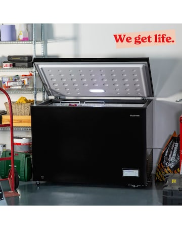 Russell Hobbs RH300CF201B 300L Chest Freezer Black + Install