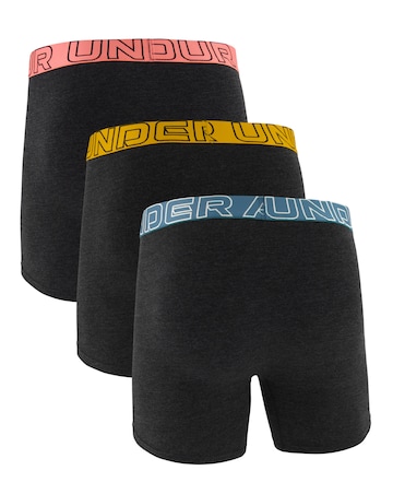 Under Armour Performance Cotton 6Inch 3 Pack Boxers