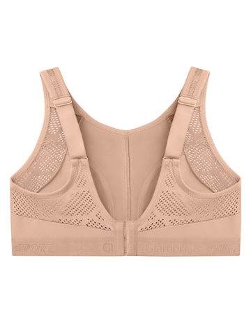 Glamorise Plus Size No-Sweat Mesh Sports Bra 1068