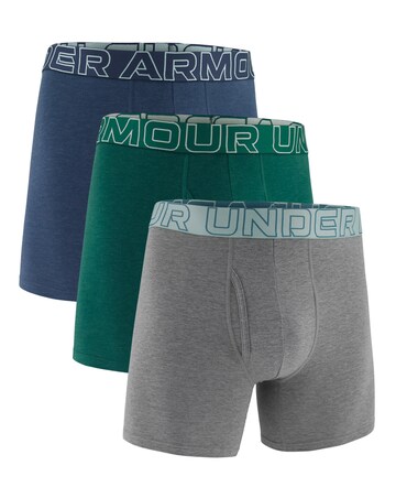 Under Armour Performance Cotton 6Inch 3 Pack Boxers