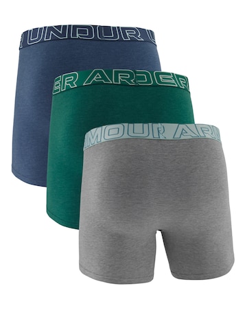 Under Armour Performance Cotton 6Inch 3 Pack Boxers