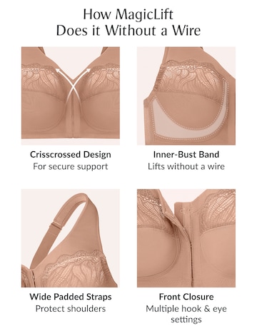 Glamorise Plus Size MagicLift Natural Shape Bra 1210