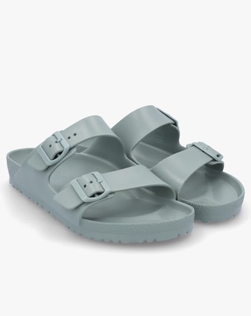 Birkenstock Mens Arizona EVA Pure Sage Two Bar Mules Standard Width