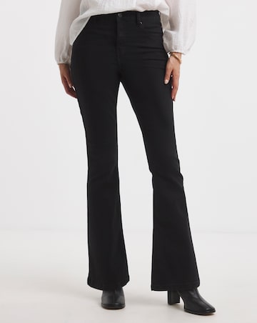 Black 24/7 Bootcut Jeans