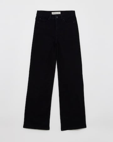 Black 24/7 Wide Leg Jeans