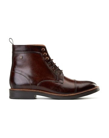 Base London Plymouth Toe Cap Boot