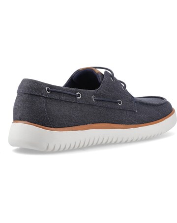Hush Puppies Daniel Canvas Boat Shoe
