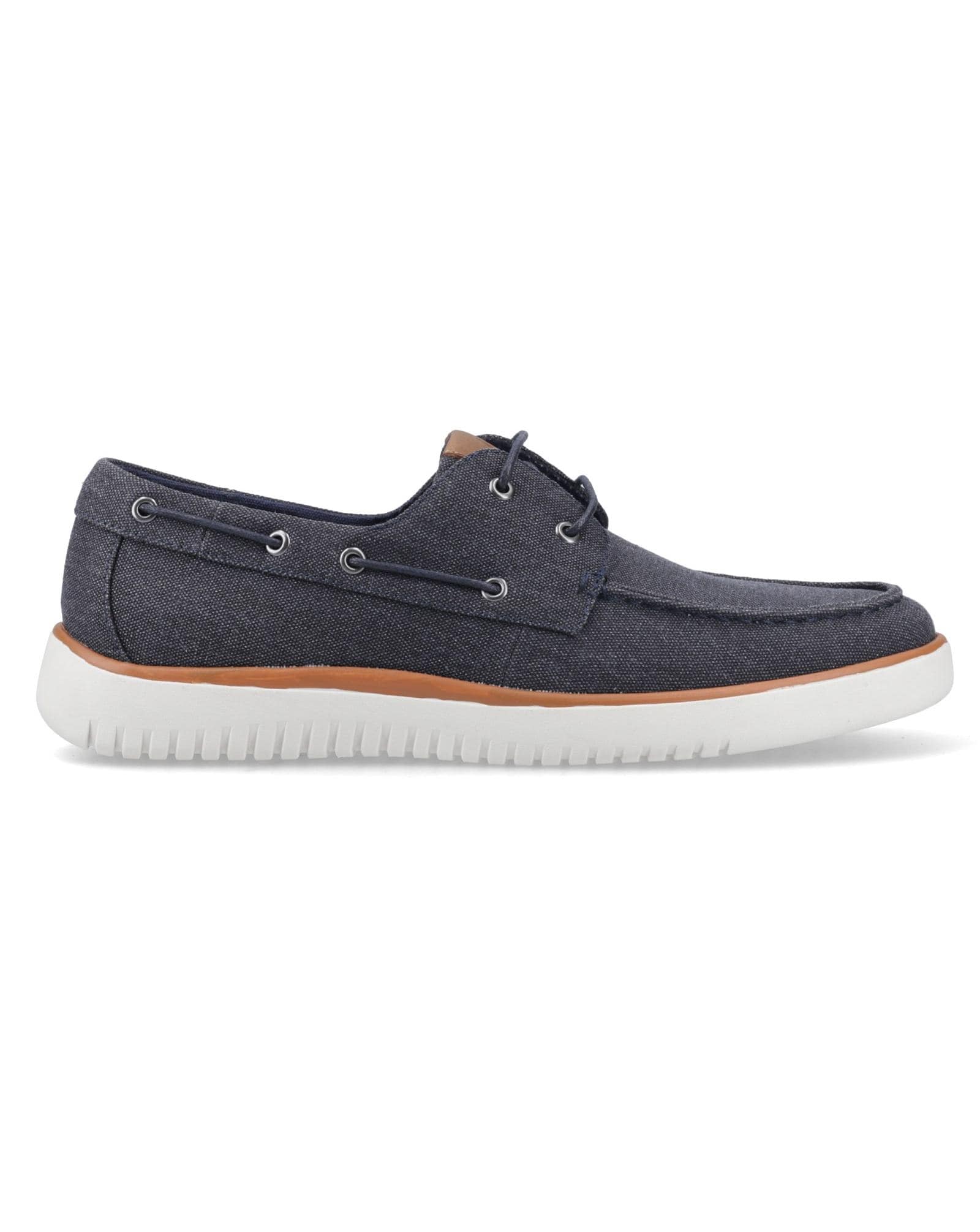 Hush Puppies Daniel Canvas Boat Shoe