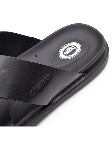 Base London Drift Cross Strap Sandal