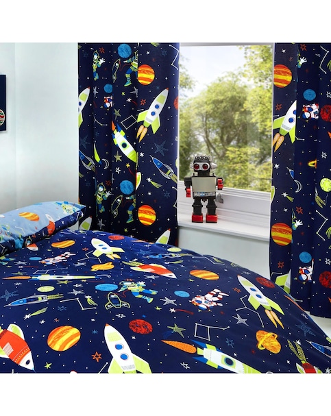 Bedlam Supersonic Pencil Pleat Curtains