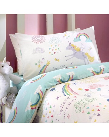 Bedlam Rainbow Unicorn Duvet Cover Set