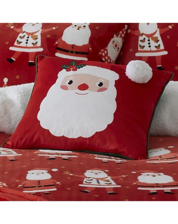 Bedlam Jolly Santa Filled Cushion