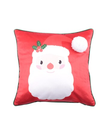 Bedlam Jolly Santa Filled Cushion