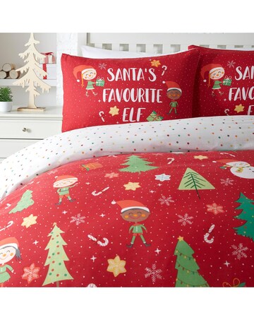 Bedlam Elf & Santa Duvet Cover Set