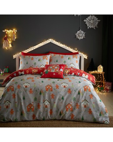 Bedlam Gingerbread House Duvet Cover Set