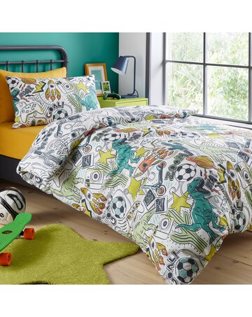 Bedlam Doodle Zoom Duvet Cover Set