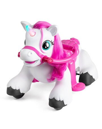 Xootz Magical Unicorn Ride-On - White