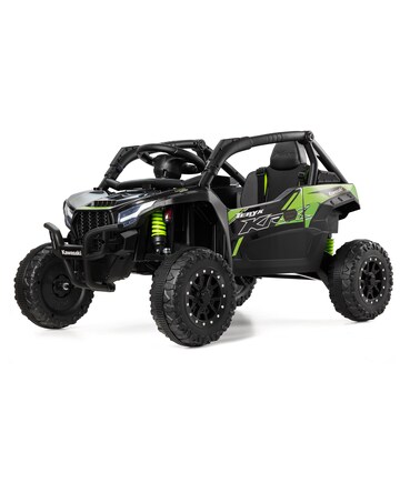 Xootz Kawasaki KRX 1000 12v Ride On-Black/Green