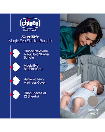 Chicco Next2Me Magic Evo Starter Bundle